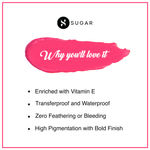 Buy SUGAR Cosmetics - Smudge Me Not - Mini Liquid Lipstick - 02 Brink of Pink - 1.1 ml - Ultra Matte Liquid Lipstick, Transferproof and Waterproof, Lasts Up to 12 hours - Purplle