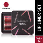 Buy Swiss Beauty Bold Matte Lip Liner - Multicolor (1.8 g*12) - Purplle