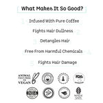 Buy mCaffeineA Anti-Hair FallA Coffee Conditioner (250 ml) | With Pro-vitamin B5 and Argan Oil | Strengthens and Nourishes Hair Shafts | Sulphate and Silicone Free - Purplle