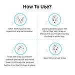 Buy mCaffeine Micro Fiber Hair Wrap - Quickly Dries Hair, Reduces Frizz & Prevents Hair Damage 1 Pc - Purplle