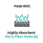 Buy mCaffeine Micro Fiber Hair Wrap - Quickly Dries Hair, Reduces Frizz & Prevents Hair Damage 1 Pc - Purplle