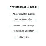Buy mCaffeine Micro Fiber Hair Wrap - Quickly Dries Hair, Reduces Frizz & Prevents Hair Damage 1 Pc - Purplle