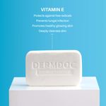 Buy DermDoc by Purplle 0.5% Vitamin E Cleansing Bar (75g) | Soap Free, Alkali Free | Mild, Gentle Cleansing Soap, Moisturising Soap, pH 5.5 Soap - Purplle