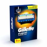 Buy Gillette Fusion Proglide Shaving Blades- Pack of 6 (Cartridges) - Purplle