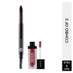 Buy SUGAR Cosmetics Smudge Me Not Liquid Lipstick - 03 Tan Fan + Arch Arrival Brow Definer - 01 Jerry Brown, 4.85 g - Purplle