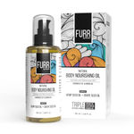 Buy FURR By Pee Safe Natural Body Nourishing Oil - (100 ml) | Goodness of Almond, Argan, Jojoba, and Castor Oil - Purplle