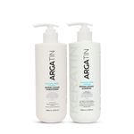 Buy ARGATIN Keratin Repair Lasting Shampoo 500ml and Conditioner 500ml Combo Pack - Sulphate free for Dry and Damaged Hair | Daily Use - Purplle