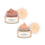 Buy Just Herbs Ayurvedic & Vegan Peach Lip Scrub & Lip Mask duo pack for Chapped, Pigmented & Dark lips (30 gm) - Purplle