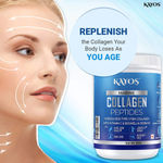 Buy Kayos Marine Collagen Peptides – Mercury Free Hydrolyzed Type 1 Fish Collagen with Vitamin C & Boswellia Serrata for Healthy Hair, Skin Nails and Joints – 250g - Purplle