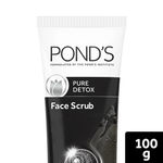 Buy Pond's Pure Detox Face Gel Scrub, For Deep Cleansing With Activated Charcoal, 100 g - Purplle