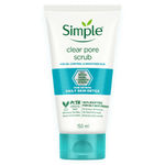 Buy Simple Daily Skin Detox Clear Pore Facial Scrub 150 ml - Purplle
