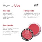 Buy Love Earth Lip Tint & Cheek Tint Multipot-Be The Change With Jojoba Oil And Vitamin E For Lips, Eyelids & Cheeks - Purplle