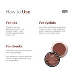 Buy Love Earth Lip Tint & Cheek Tint Multipot-Watch Me Slay With Richness Of Essential Oils And Vitamin E For Lips, Eyelids & Cheeks - 8 gm - Purplle