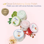 Buy Dove Exfoliating Body Polish Scrub, Shea Butter & Pomegranate Seeds, 298 gm - Purplle