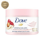 Buy Dove Exfoliating Body Polish Scrub, Shea Butter & Pomegranate Seeds, 298 gm - Purplle