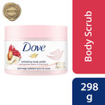 Buy Dove Exfoliating Body Polish Scrub, Shea Butter & Pomegranate Seeds, 298 gm - Purplle