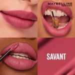 Buy Maybelline New York Super Stay Matte Ink Liquid Lipstick, Savant (5 g) - Purplle