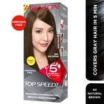 Buy Revlon Top Speed Hair Color Small Pack Woman - Natural Brown 60 - Purplle