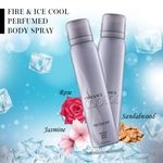 Buy Revlon Fire & Ice Parfum Body Spray Pack of 3 Comb (Fire & Ice Cool Parfum Body Spray + Fire & Ice Cool Parfum Body Spray + Fire & Ice Red Parfum Body Spray (100ml+100ml+100ml) - Purplle