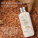 Buy The Face Shop Rice & Ceramide Moisturizing Facetoner Enriched With Rice Extracts To Brighten The Skin Suits All Skin Types |Hydrating Face Toner For Glowing Skin, 150 ml - Purplle