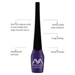 Buy AYA Waterproof Eyeliner, Set of 2 (Black and Purple) - Purplle