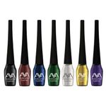 Buy AYA Waterproof Eyeliner, Set of 8 (Black, Brown, Blue, Green, Silver, Golden, Purple, White) - Purplle