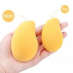 Buy AYA Mango Shape Makeup Sponge Puff (Colour may Vary) - Pack of 1 Piece - Purplle