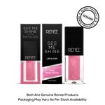 Buy RENEE See Me Shine Lip Gloss - Pink Pow-Wow 2.5 ml, Non Sticky & Non Drying Formula, Long Lasting Moisturizing Effect, Compact and Easy to Carry - Purplle