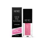 Buy RENEE See Me Shine Lip Gloss - Pink Pow-Wow 2.5 ml, Non Sticky & Non Drying Formula, Long Lasting Moisturizing Effect, Compact and Easy to Carry - Purplle