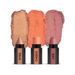 Buy RENEE Fab Face Nude, Contains Eyeshadow, Blush & Lipstick, Vitamin E Infused, Intense Color Payoff, Compact & Travel Friendly, 4.5 gm - Purplle