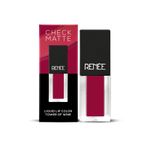 Buy RENEE Check Matte Mini Liquid Lipstick Tower of Wine, 2.5ml - Purplle