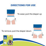Buy Super Liife Rash Free Adult Diapers (Pants Style) - 20 Count (Medium) with Wetness Indicator and Disposable bags- Waist Size 28-44 inch ; 71-111.8 cm - Purplle