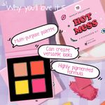 Buy MyGlamm POPxo Makeup Collection - Hot Mess - 4 Eyeshadow Kit-Hot Mess (4 g) - Purplle