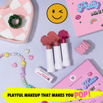 Buy MyGlamm POPxo Makeup Collection - Pretty mess - Mini Lip Kit-Pretty mess (3X2.5 g) - Purplle
