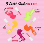Buy MyGlamm POPxo Makeup Collection - Hustlin’ Mini Nail Kit-Hustlin (5X3 ml) - Purplle