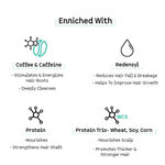 Buy mCaffeine Coffee Hair Boost & Hair Fall Control Kit | Shampoo & Scalp Tonic with Pro-vitamin B5 & Proteins | Sulphate, Paraben & Mineral Oil Free | For Men & Women 350 ml - Purplle