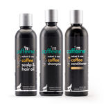 Buy mCaffeine Coffee Hair Spa & Hair Fall Control Kit | Shampoo, Conditioner & Hair Oil | Redensyl & Pro-vitamin B5 | Sulphate, Paraben & Mineral Oil Free | For Men & Women 700 ml - Purplle