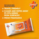 Buy Savlon Germ Protection Wipes, Pack of 10, Protection from 99.99% Germs, Skin Friendly pH, For Hands, Body, Surface - Purplle