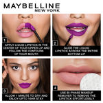 Buy Maybelline New York Super Stay Matte Ink Liquid Lipstick - Globe Trotter 135 (5 g) - Purplle