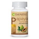 Buy Pure Nutrition Papaya Complete Carica Papaya Extract Support Platelet, Immunity & Digestion Veg 60 Capsules - Purplle