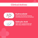 Buy The Derma co.Micro-Tip Salicylic Acid Patches with Hydrocolloid for Clean & Clear Skin - 24 Patches - Purplle