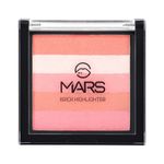 Buy MARS 5 Shades in 1 Brick Highlighter Palette | Blush Topper for Face Makeup | Compact size (7.5 gm) (Shade-02) - Purplle