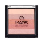 Buy MARS 5 Shades in 1 Brick Highlighter Palette | Blush Topper for Face Makeup | Compact size (7.5 gm) (Shade-03) - Purplle