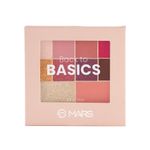 Buy MARS 12 Shades Back to Basics Eyeshadow Palette with Free Applicator | Matte | Shimmer | Beginner Friendly & Long Lasting Eye Shadow Palette (14.4 gm) (Shade-01) - Purplle