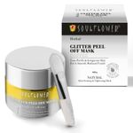 Buy Soulflower Herbal Glitter Peel Off Mask with Coffee Caffeine Tone Purify & Invigorate Skin, For a Smooth Radiant Finish, 100 gm - Purplle