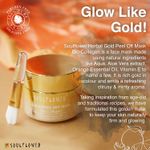 Buy Soulflower Herbal Gold Peel Off Mask with Bio Collagen and Vitamin C, Dissolve Dull Surface Cells & Minimize Wrinkles For Instant Glow, 100 gm - Purplle