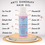 Buy Vigini Anti Dandruff Itchy Scalp Hair Care Oil Smoothening Strengthening Silky Shine Growth Vitalizer Strong Healthy Regrowth Hair Tonic Nourishment Revitalizing Control Fall Loss Thinning Treatment Men Women Brahmi,Salicylic Acid,Tea Tree Oil 100 ml - Purplle