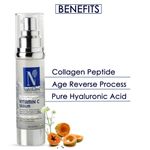 Buy NutriGlow Advanced Organics Vitamin C Serum For Advanced Night Repair, 50 ml - Purplle