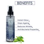 Buy NutriGlow Advanced Organics Derma Repair Facial Toner With Alpha Arbutin & Hyaluronic Acid, 100 ml - Purplle