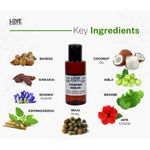 Buy Love Earth Ayurvedic Hair Oil With Brahmi, Amla & Shikakai For Stronger And Shinier Hair 100ml - Purplle